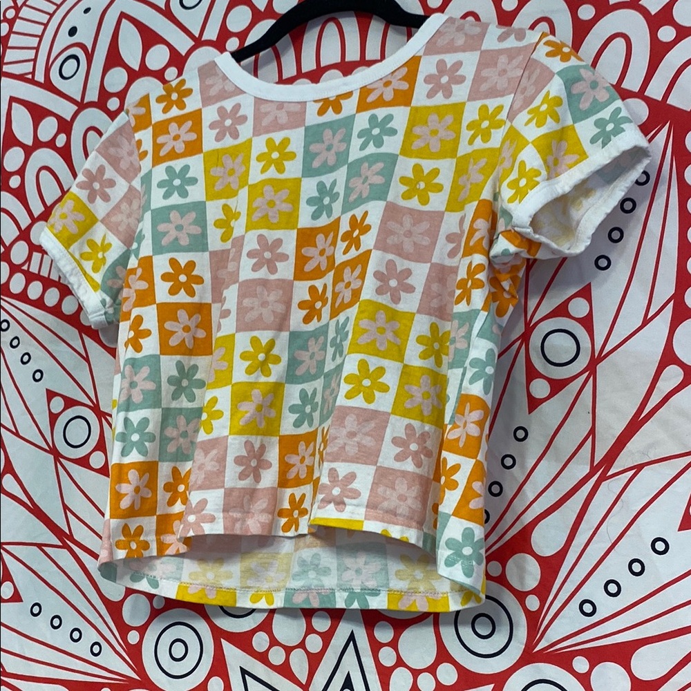 Colorful Floral Patterned Top